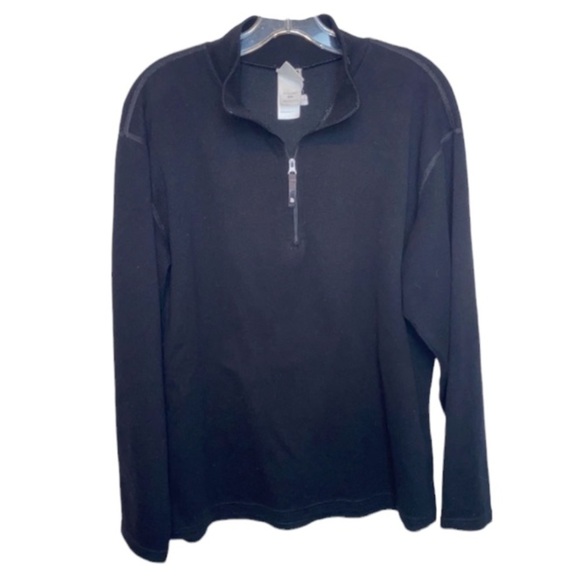 The North Face | Vaporwick 1/2 Zip Pullover Flight Series Black Knit Sweater Med - Picture 1 of 9